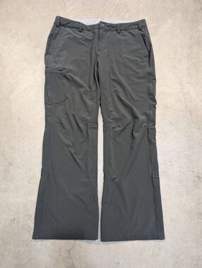 REI Women's 14 Petite Hiking Pants in Gray Roll Up Leg Outdoor